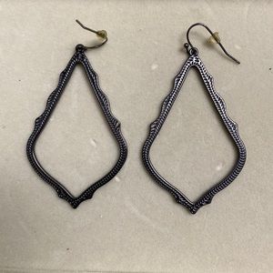 Gunmetal Kendra Scott earrings